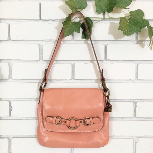 Nine West Shoulder Bag Purse Peach - Picture 11 of 16